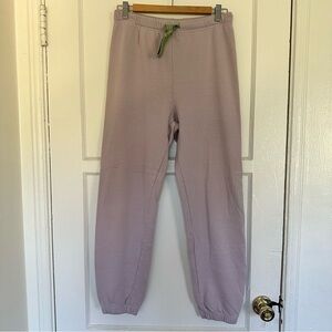 MOTHER MOVE IT! The Bender Ankle Sweatpants Iris Sz M